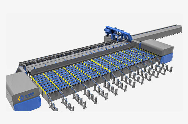 數(shù)控鋼筋鋸切鐓粗套絲打磨生產線